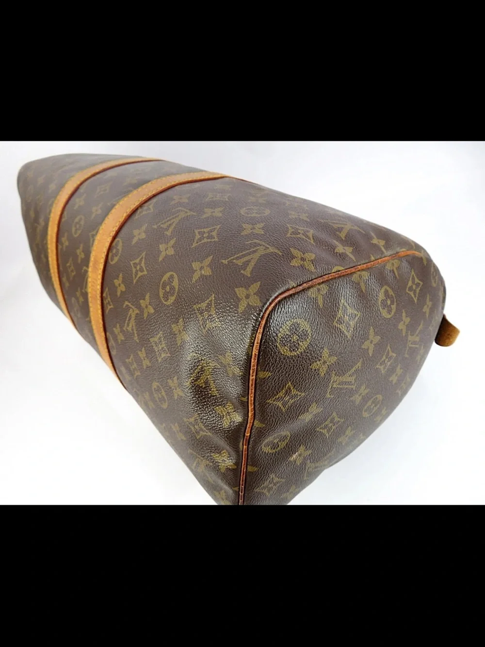 Louis Vuitton Monogram Canvas Duffle Bag in Brown and Tan